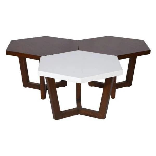 Centre Table with Top in Veneer