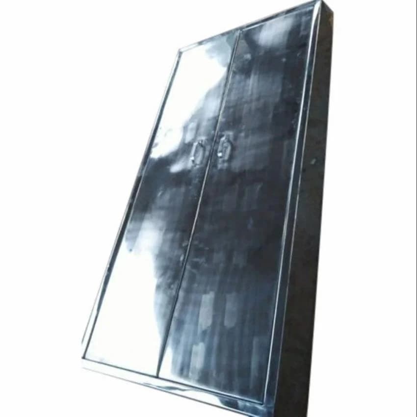 Stainless Steel Cupboard, With Mirror