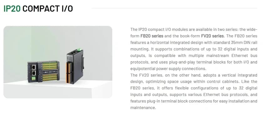 IP20 Modular IO