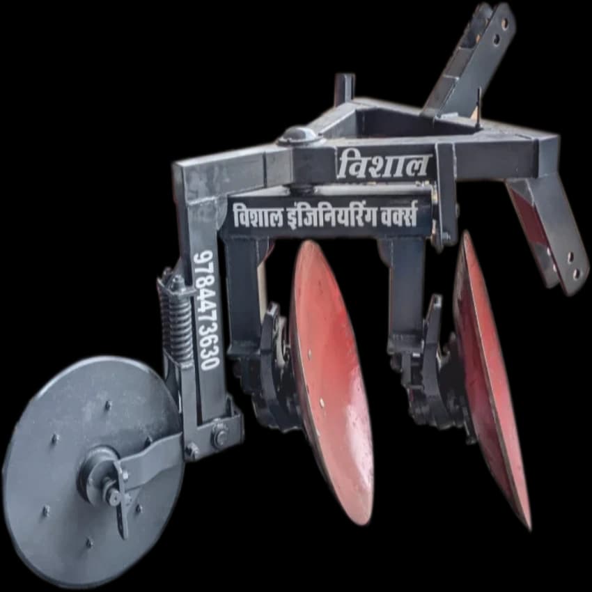 26 inch Iron Steel Disc Plough, 16-20 Inches, 2 Discs