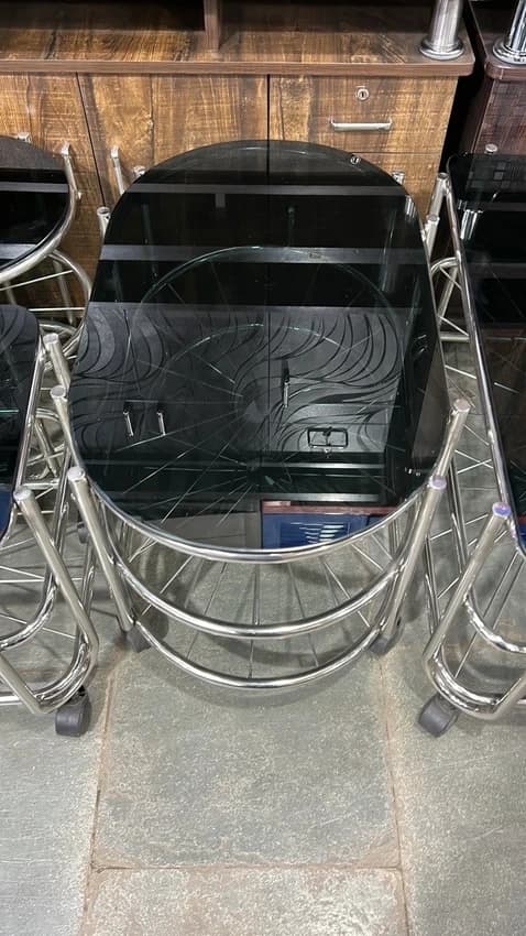 Glass Wooden Designer Center Table