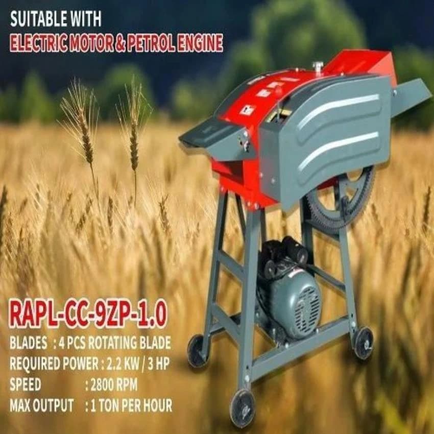REAPS Verticle Chaff Cutter Machine, 3 HP, Model Name/Number: APS-CC-9ZP-1.0