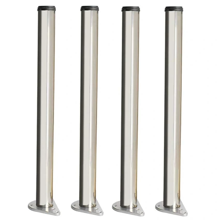 Silver Polished SS Table Leg