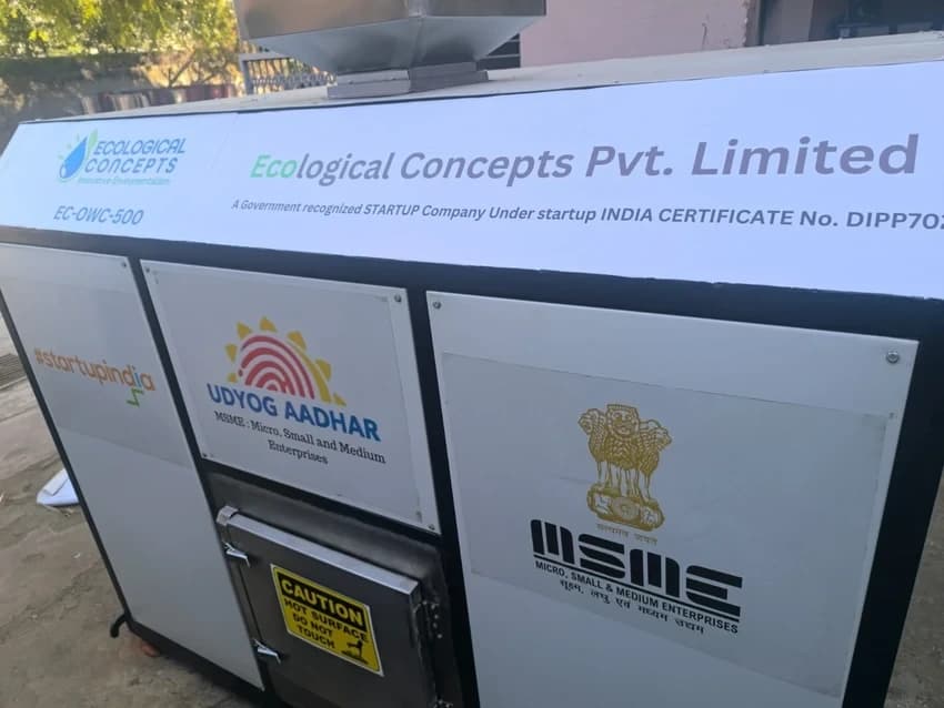 Semi Automatic Stainless Steel Organic Waste Converter (500 kg/day)