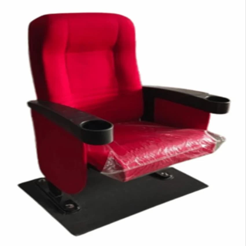 Red Fixed Auditorium Chair