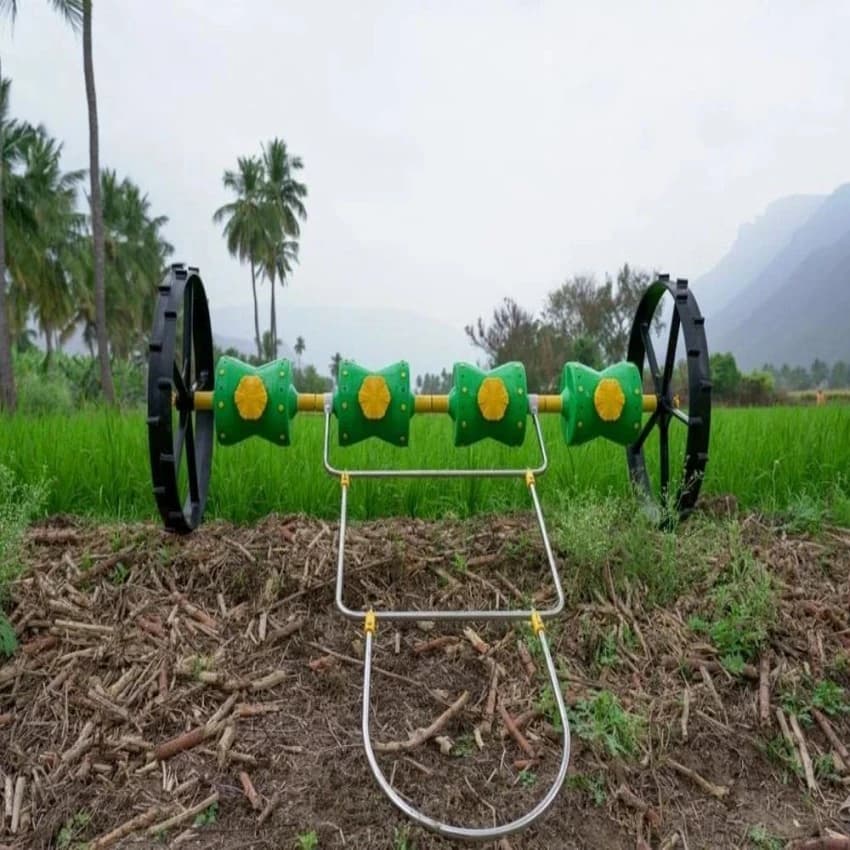 Plastic Hand Operator Agriculture Paddy Seeder