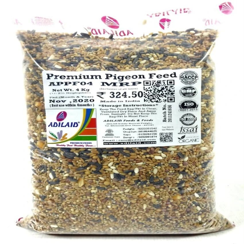 ADILAID Premium Pigeon Feed (4Kg)