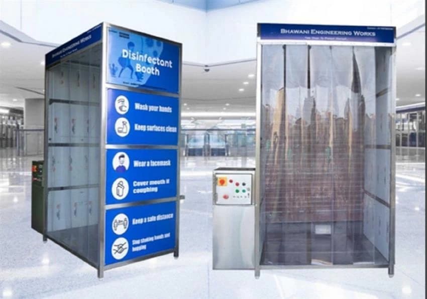 Disinfectant Spray Booth, Size/Dimension: 51" L X 36" W X 90" H