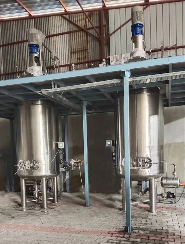 Stainless steel Liquid Biofertilizer Plant - Chandigarh, 1000L To 50KL, Model Name/Number: Fermex BioFMX