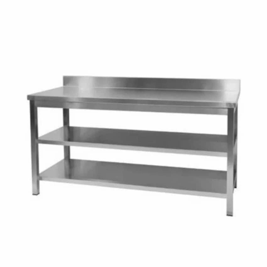Rectangular Stainless Steel Table, For Commercial