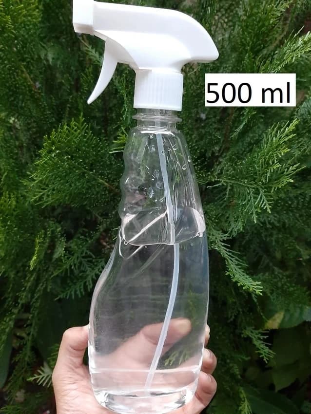 PET Glass Cleaner Bottle & Spray, 500ml
