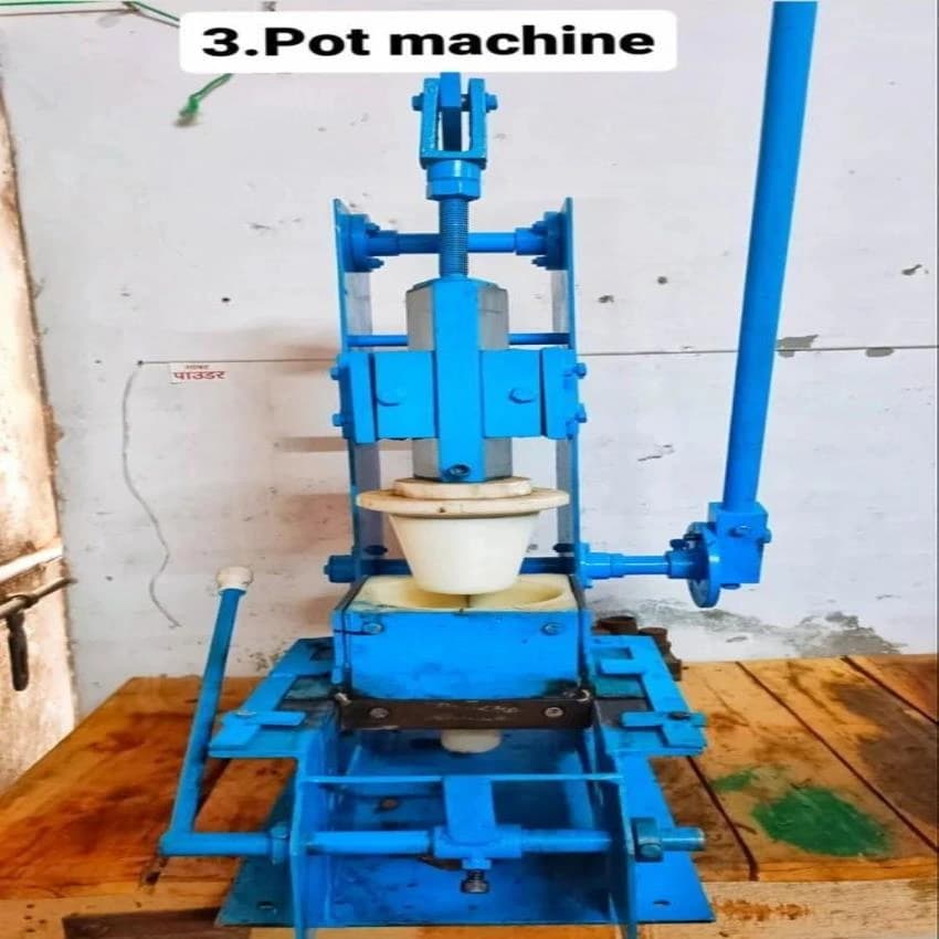 Manual Cow Dung Pot Making Machine