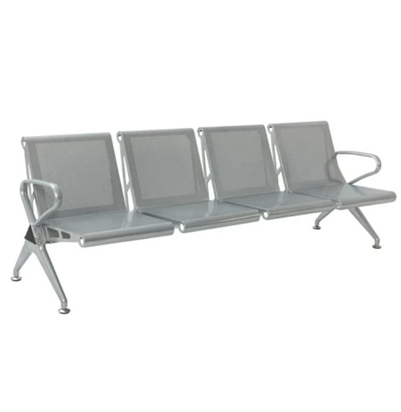 Mild Steel Four Seater Visitor Sofa, With Armrest