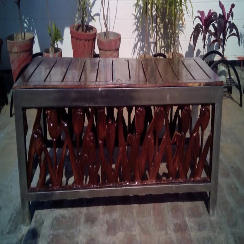 SKT Cast Iron Garden Bench