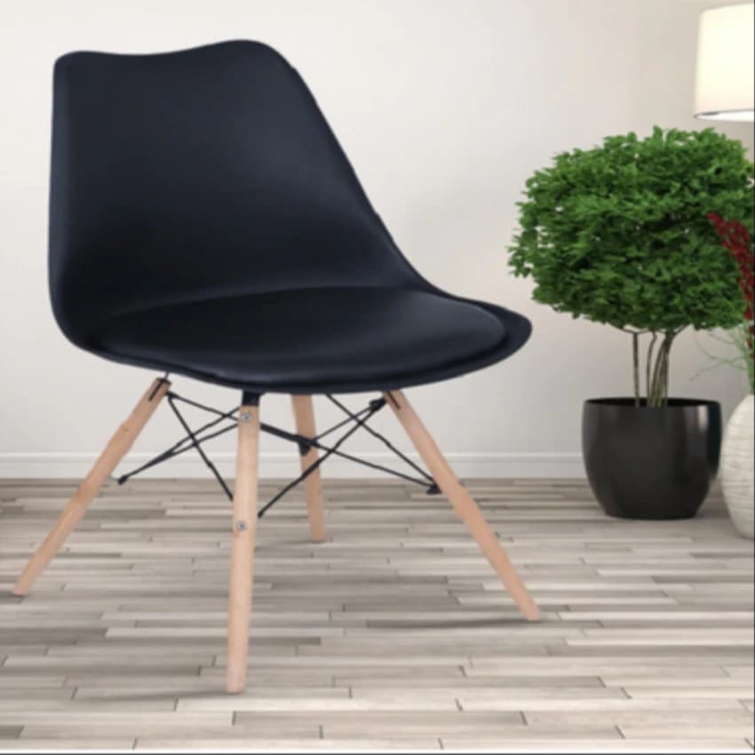 Fort Black Wooden Cafe Chair