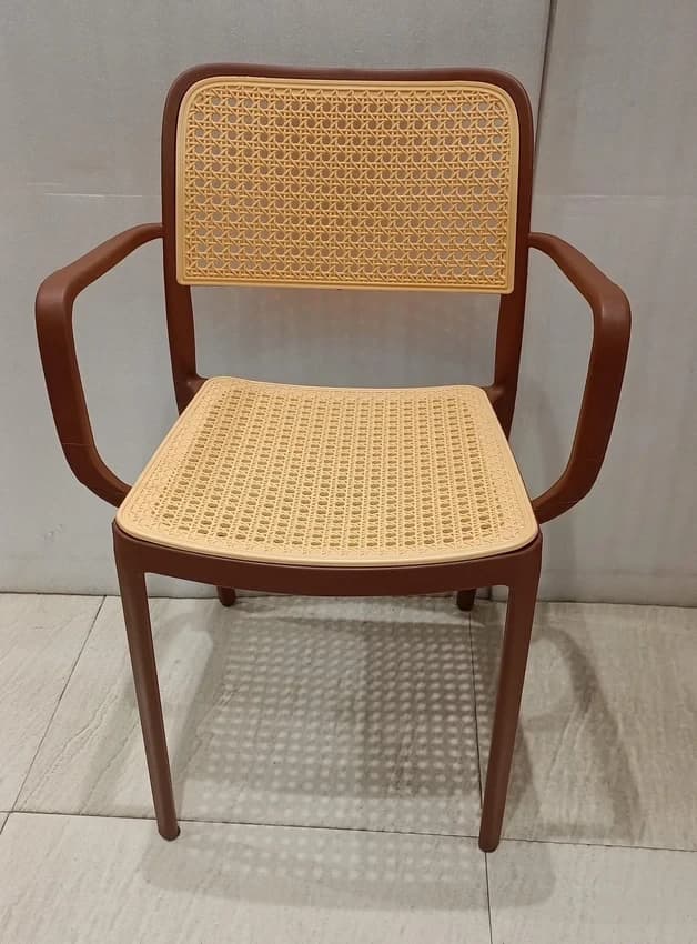 Plastic Cane Cafe Chair