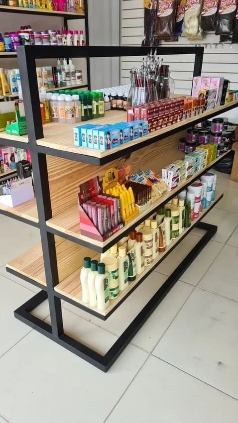 Mild Steel As Your Wish Bakery Display Rack, For Supermarket, 6 Shelves