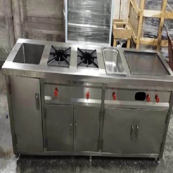 4 In One Commercial Kitchen Counter