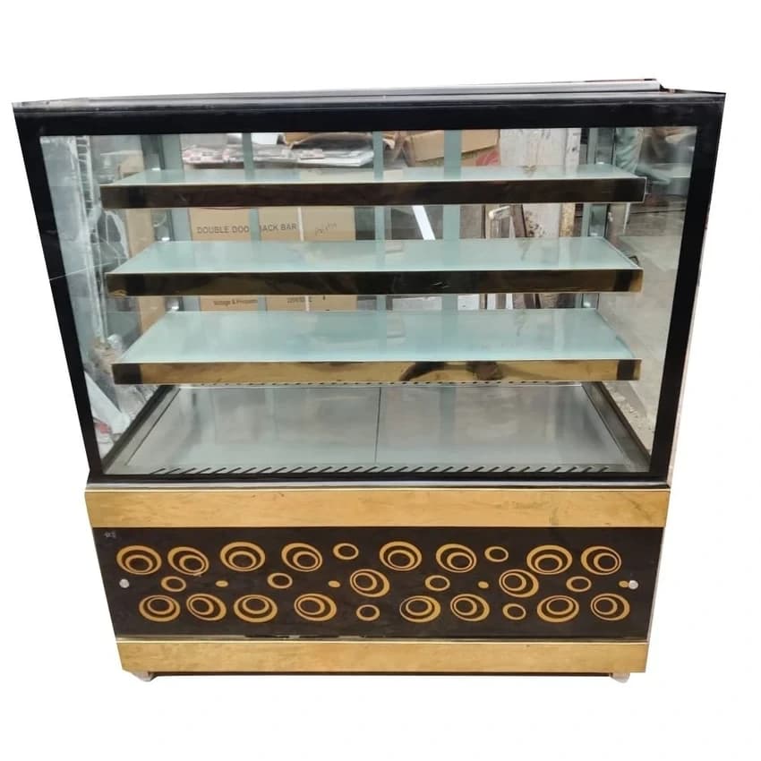 Stainless Steel Refrigerator Display Case, For Commercial