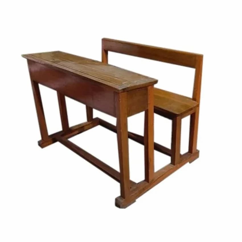 3 Seater Wooden School Benches