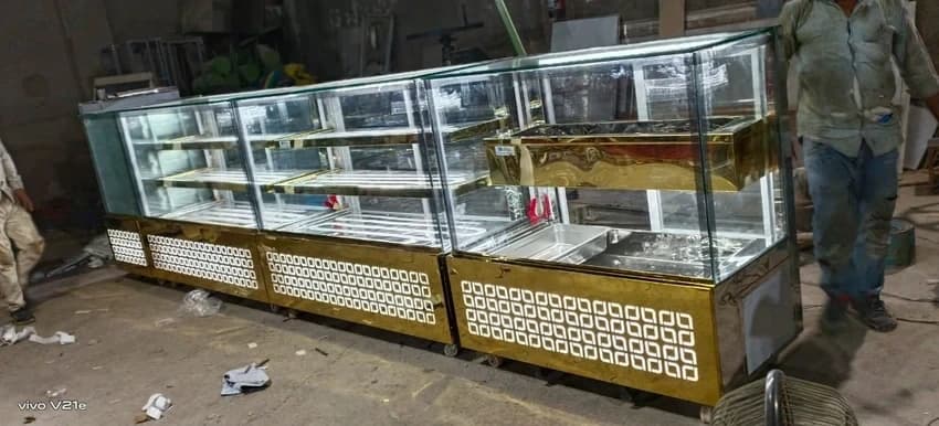 Glass Sweet Display Counter