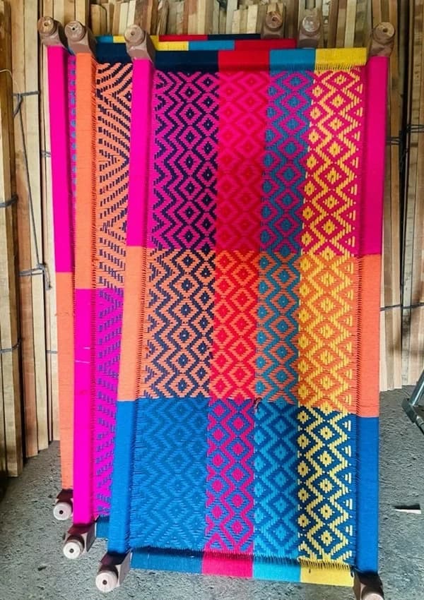 Woven Designer Wood Cot