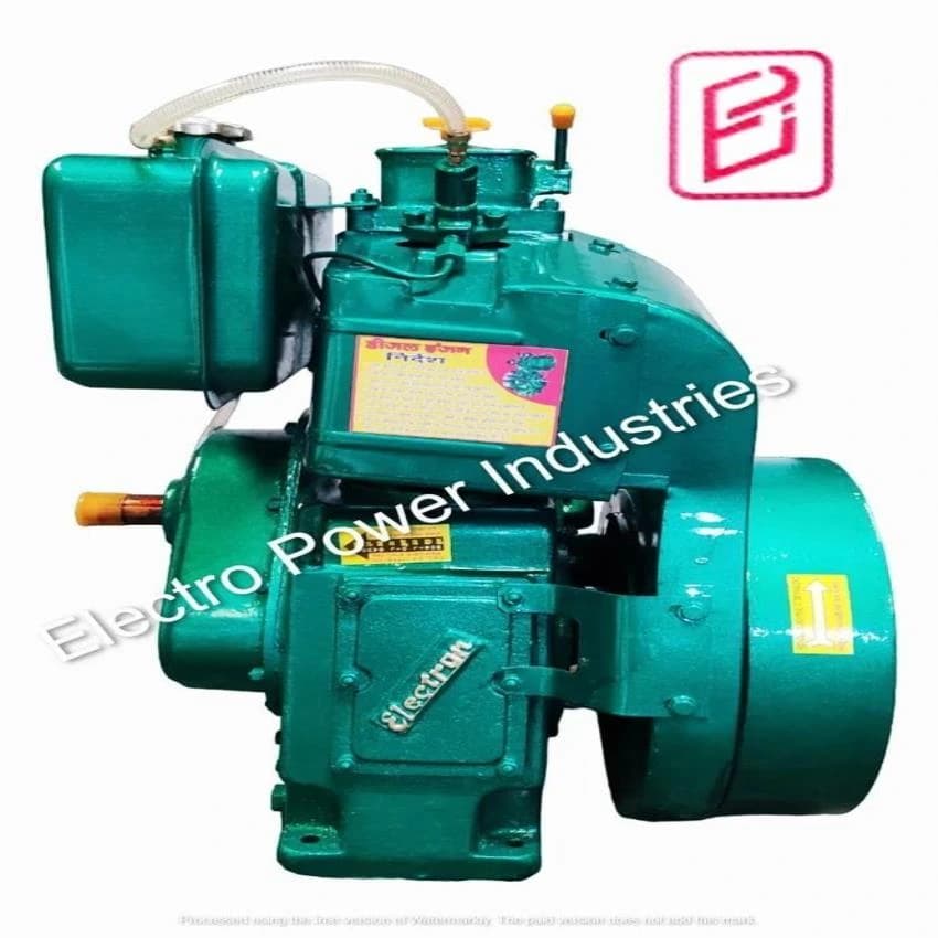 8 H.P Air Cooled Engine, Single, Number Of Cylinder: 1