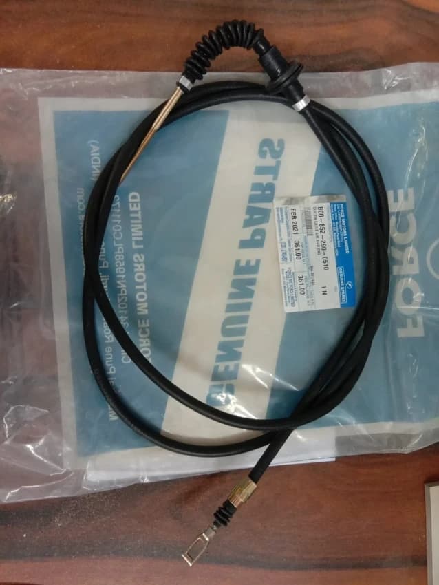 Black Minidor Clutch Cable A/r, Force