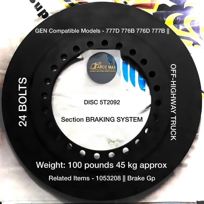 Cat 777E,776E Disc Brake