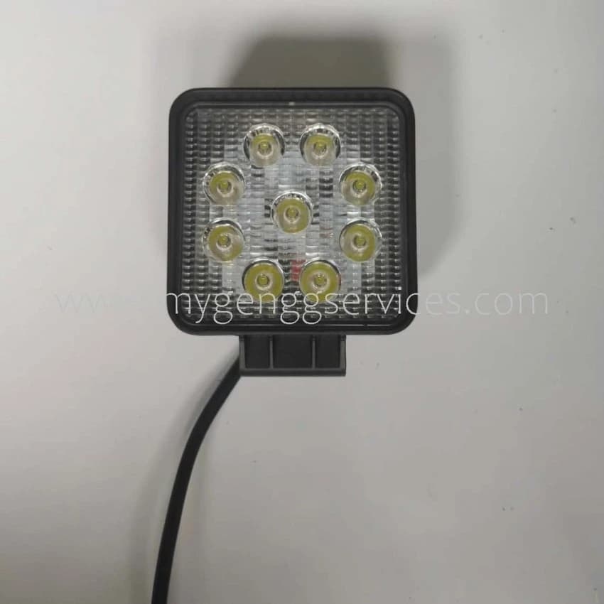Plastic LED Work Light / Headlight For Forklift 12v