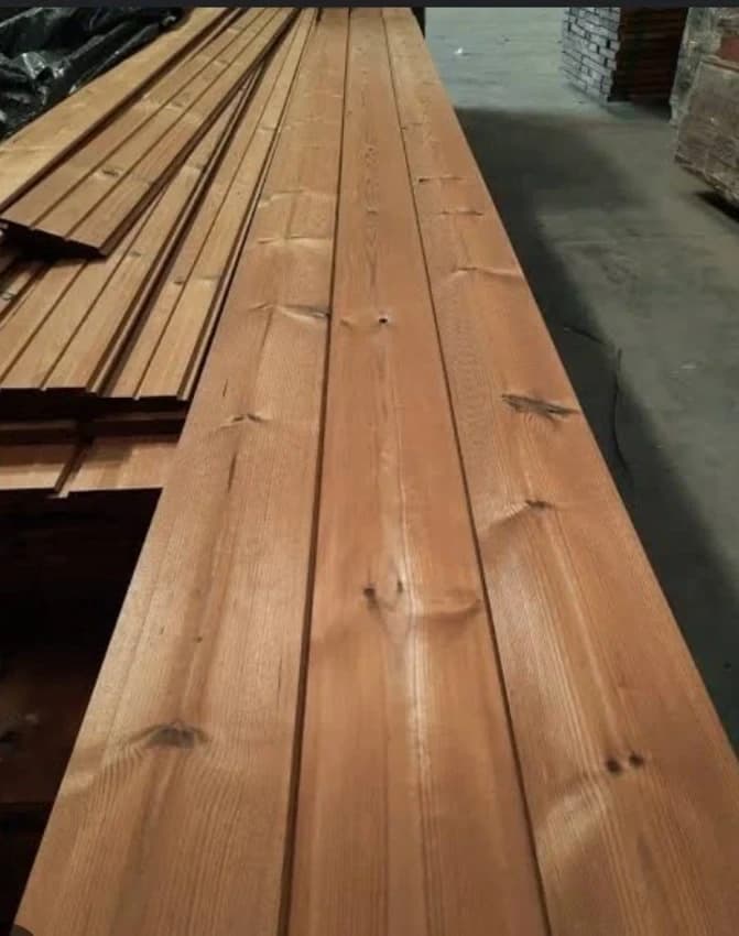 Thermo Pine Wooden Plank
