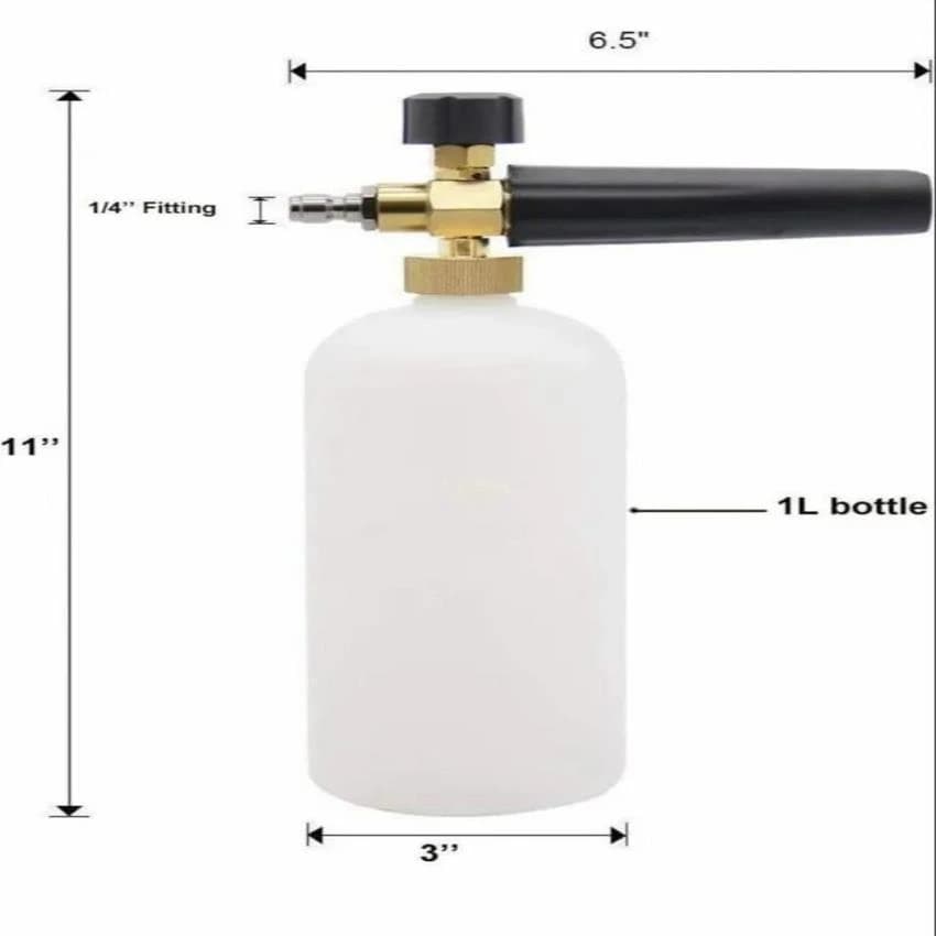 1000 Cfm Spray HPA02 Car Wash Foam Gun, 1/4inch