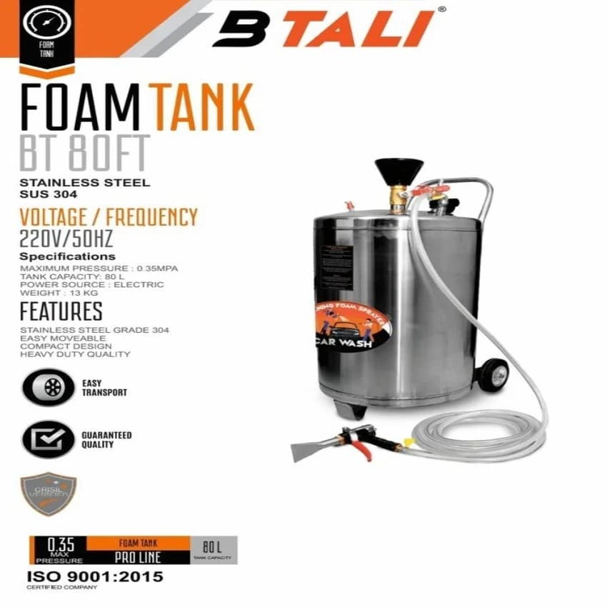 Btali Foam Tank Bt80ft Staniless Steel Sus 304