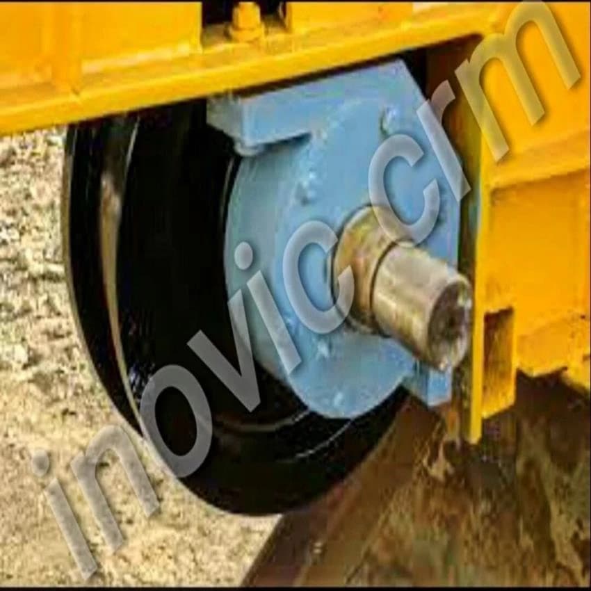 Inovic Crm EN8 L Type Wheel Assembly, For Industrial, Max Load Capacity: 5-15
