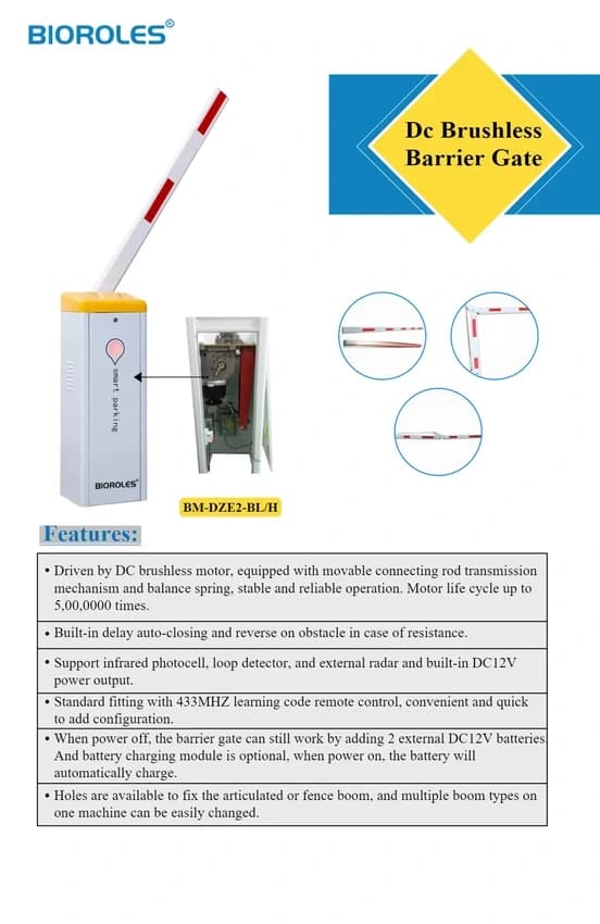 Bioroles High speed DC Barrier BM-DZE2-BL/H