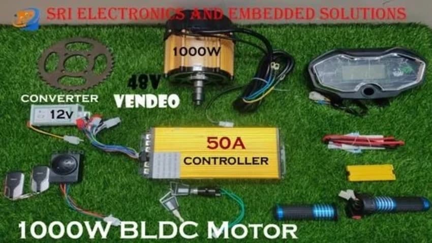 48/60v 1000w Bldc Motor Kit For E-Bike And E-Rickshaw - Vendeo Original Brand