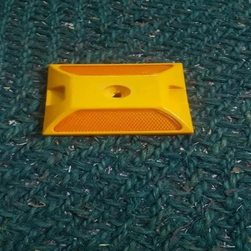 Yellow Plastic Road Stud, For City Roads