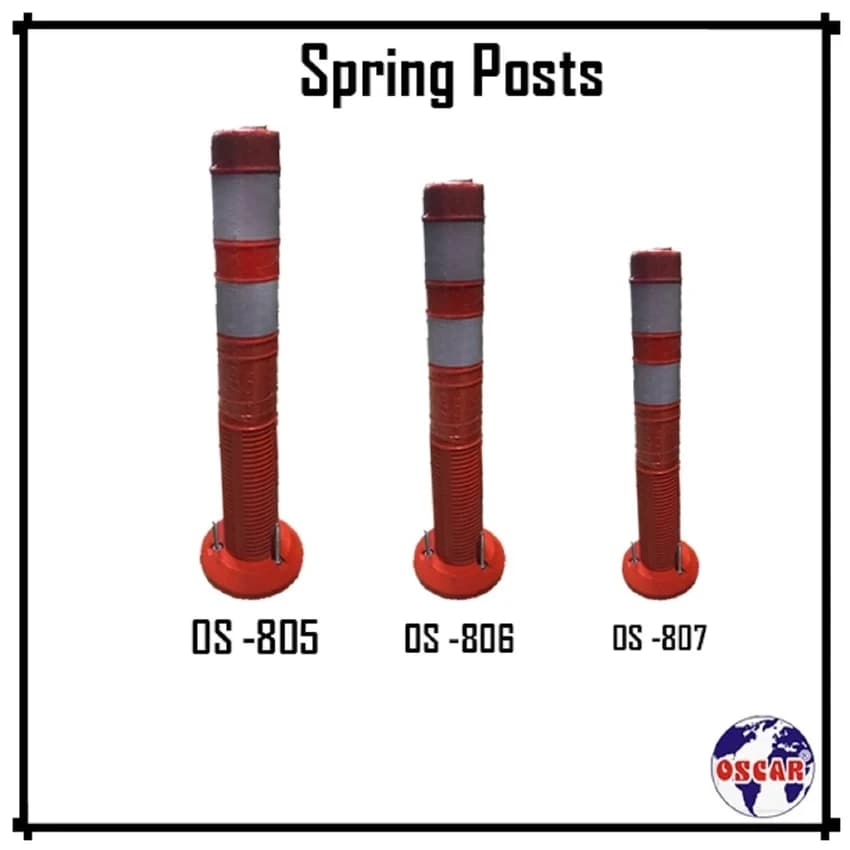 PU OS-805 Reflective Spring Post, For Road Safety