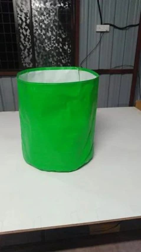 Cylindrical Green HDPE Grow Bags, For Growing Plants