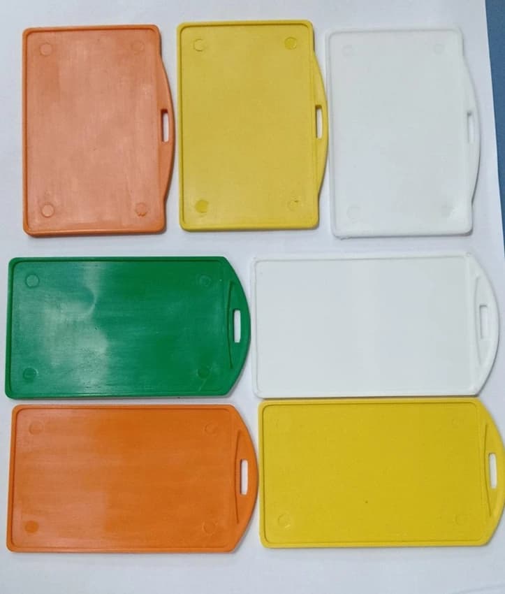 Plastic Vertical Sticky ID Card Holder
