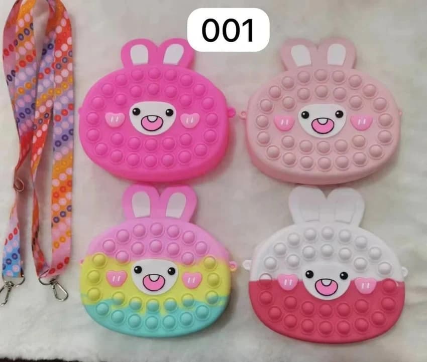 Polyester Rabbit Popit Sling Bag 001