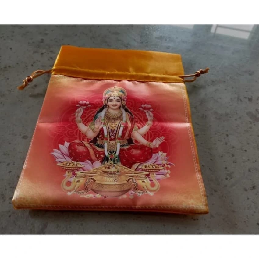 Rope Handle Multicolor 500 g Digital Printed Potli Bags