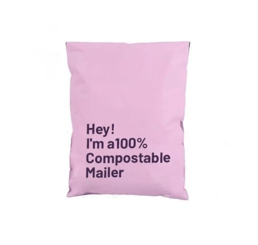 Without Handle Printed Compostable Biodegradable Plastic Bags