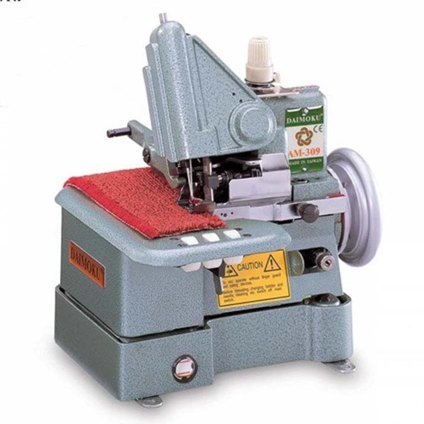 DAIMOKU Carpet and Rugs Overedging Machine AM309, For Heavy Material, 220vac 2850rpm 400watts