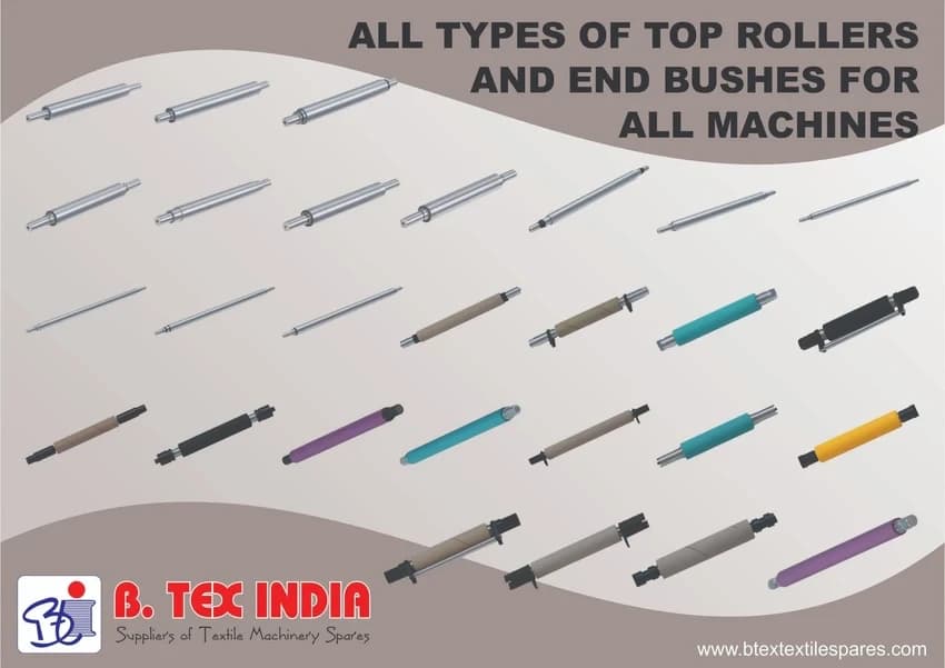Top Rollers And End Bushes For All Machines