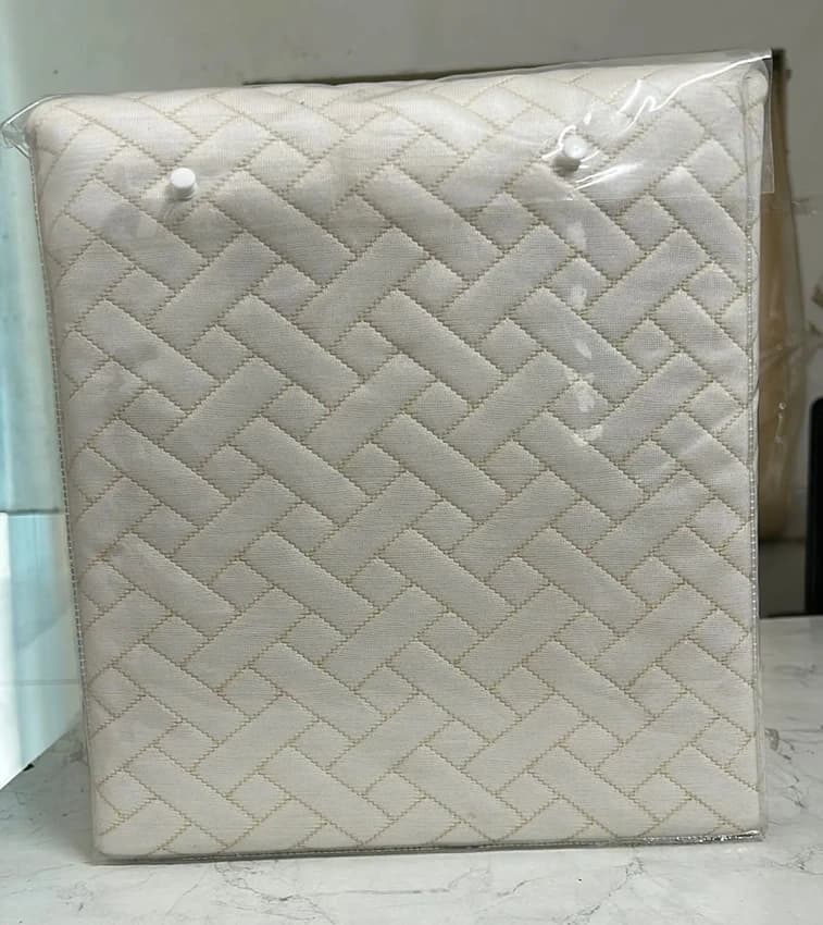 Cotton White Dohar Blanket, Printed, Size: Double