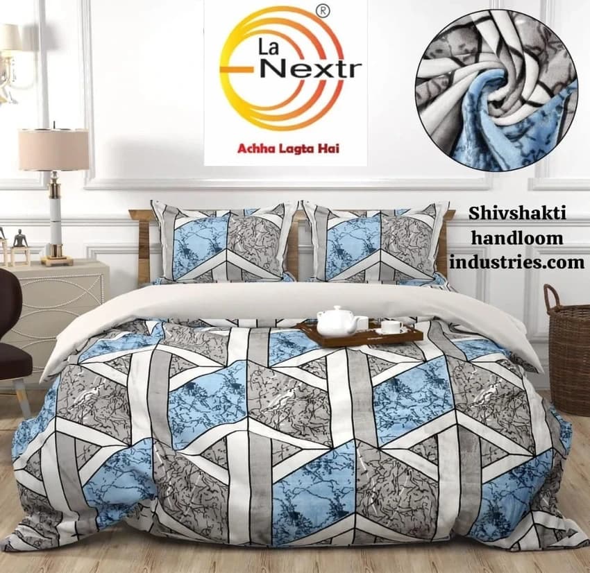 Size: King Flano 1800 Piping Border, Double Bed