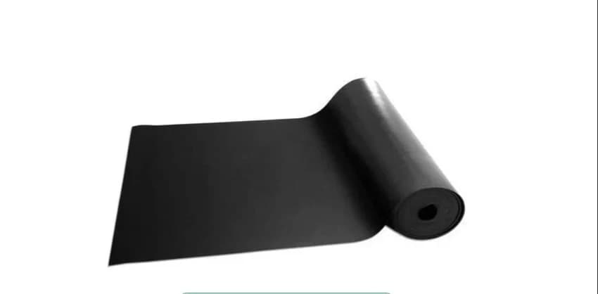 Black Checkered Electrical Rubber Mats 11 kv 2mm