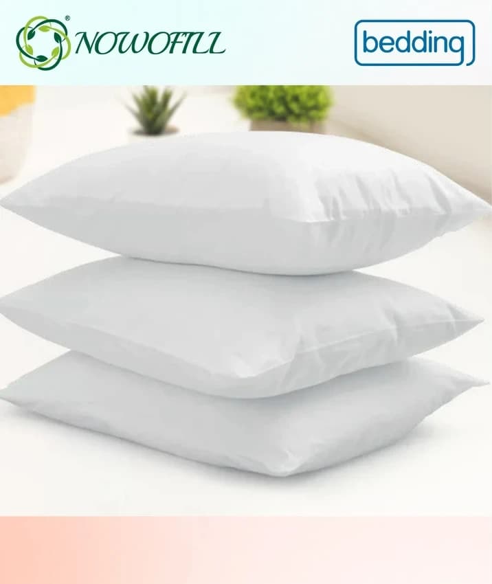 Polyester Fiber Pillow For Home/Hotel (Standard, Soft Support)
