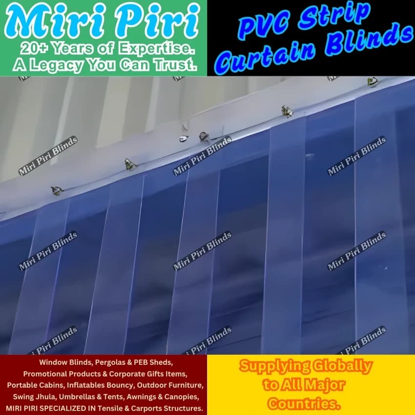 Heavy Duty Plastic Strip Blinds